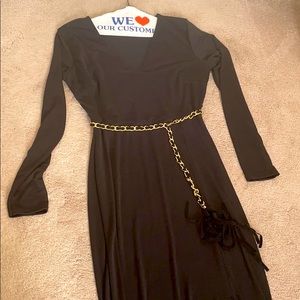 River Island Maxi Dress with Gold Belt